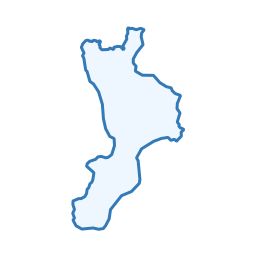 Confini della Regione Calabria