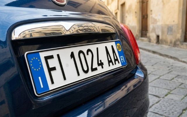 Targa automobilistica italiana